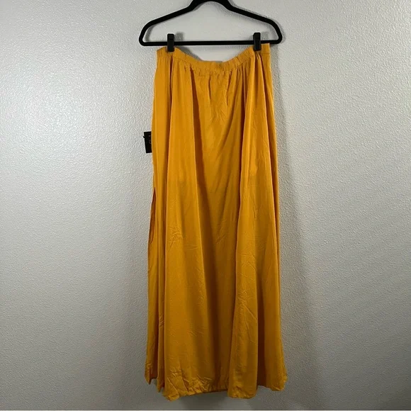 NWT Lulus Trancoso Golden Yellow Two-Piece Maxi Dress XL - Picture 8 of 12